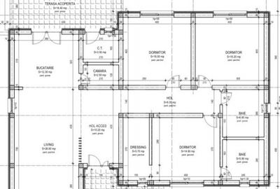 Casa plan parter,129mp utili,660mp teren,Paulesti - 19