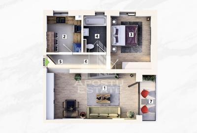 2 camere, bucatarie inchisa, parcare inclusa, lift, Mehala - 16