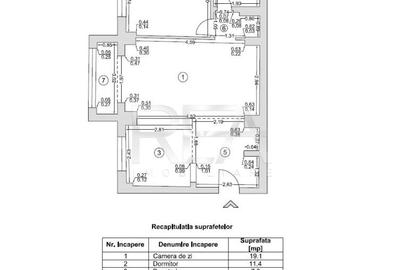Apartament cu 2 camere semidecomandat, mobilat în Păcii - 9