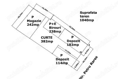 Anun? de inchiriere Spa?iu comercial ?i depozite Titulescu 171 - 3