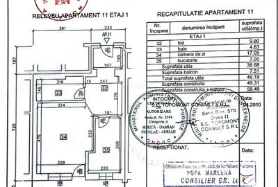 Apartament cu 2 camere decomandat în Central - 9