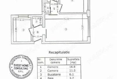 Apartament cu 2 camere semidecomandat în Iancului - 5