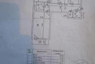Apartament cu 3 camere decomandat în Central - 4