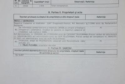 Teren în Văceni - 1