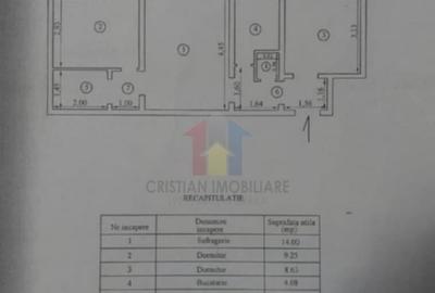 3 camere, etaj 2, Disponibil Imediat, Obor - 5