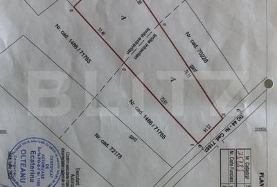 Teren de 3900 mp, în Mereni