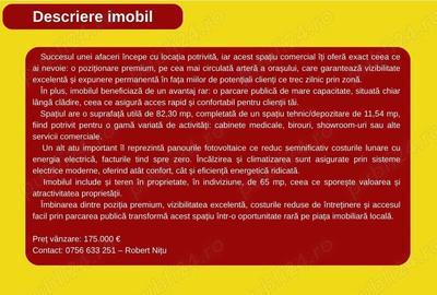 Spațiu comercial, de 82 mp, în Central - 4