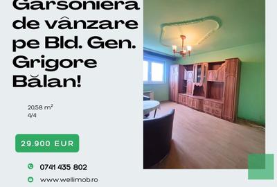 Garsonieră de vânzare pe bulevardul Grigore Bălan! - 1