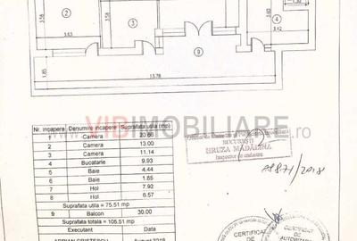 Apartament cu 3 camere semidecomandat, mobilat în Tei - 22
