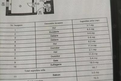 Apartament cu 3 camere decomandat în Central - 2