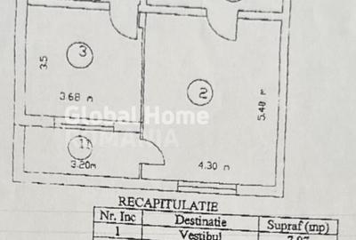 Apartament cu 3 camere decomandat, mobilat în Unirii - 13