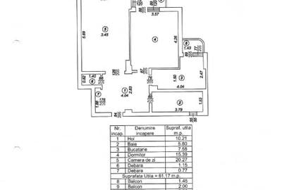 Apartament cu 2 camere decomandat, mobilat în Unirii - 26