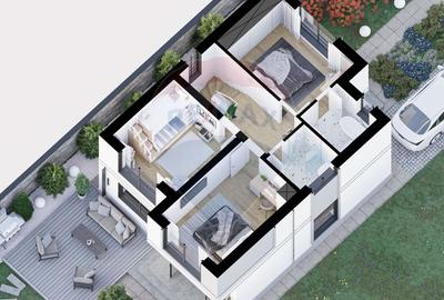 Casă individuală cu 4 camere cu Canalizare în Hărman - 4