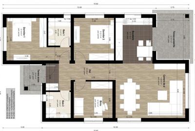Casa parter, 93.40 mp, zona Exterior Est - 1