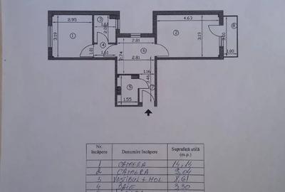Apartament cu 2 camere decomandat, mobilat în 1 Decembrie 1918