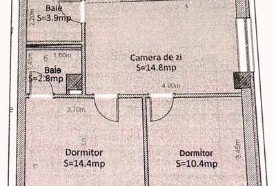 Apartament cu 3 camere în Central - 7