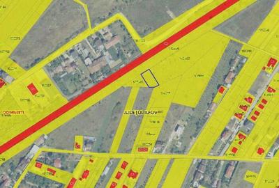 Cota 1/2 din teren 600 mp Domnesti, jud Ilfov-id R1983764... - 3