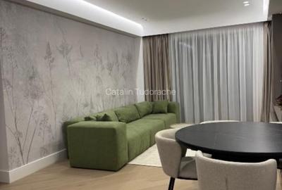 Apartament cu 3 camere semidecomandat, mobilat în Voluntari