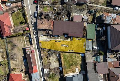 Teren intravilan de 278 mp, în Chitila