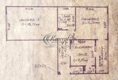 Apartament cu 2 camere decomandat, mobilat în Între Lacuri - 9