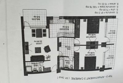 Apartament cu 3 camere decomandat în Roșu - 3