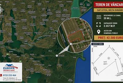 Teren Construcții intravilan de 2557 mp, în Letea - 6