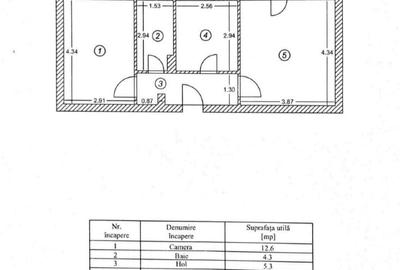 Apartament cu 2 camere decomandat, mobilat în Central - 7