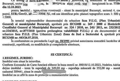 Teren de 350 mp, în Apărătorii Patriei - 4