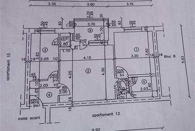 Apartament cu 2 camere semidecomandat în Ultracentral