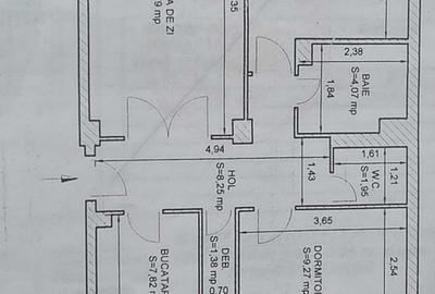 Apartament cu 3 camere decomandat în Capitol - 1
