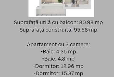 Madrid Park Residence- Apartament 3 camere - 7