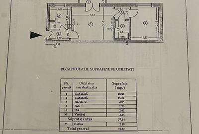 Apartament cu 2 camere în Romană - 12