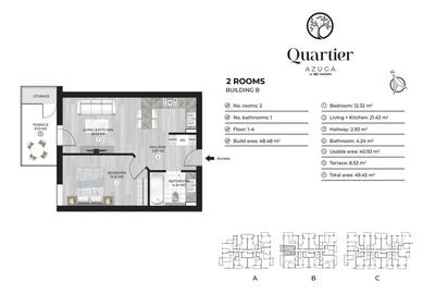 Apartament modern, prima închiriere, 2 camere | Quartier Azuga - 6