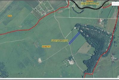 Teren de 7500 mp, în Sânpetru