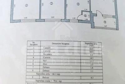 Apartament cu 3 camere decomandat în Micro 20 - 9
