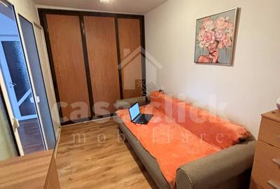Apartament cu 3 camere semidecomandat, mobilat în Micro 19
