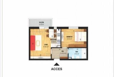 Apartament 2 camere, Bragadiru,str.Diamantului - 10