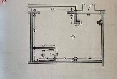 Spațiu comercial, de 62 mp, în Tractorul - 4
