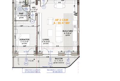 Vând apartament cu 2 camere – Str. Eroilor, Florești | Imobil nou 2025 - 7