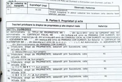 Teren de 8100 mp, în Dumești - 1