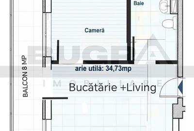 Apartament cu 2 camere decomandat în Baciu - 1