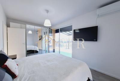 PENTHOUSE IN ORAS. TERASA DE 50 MP. MOBILAT SI UTILAT. - 13