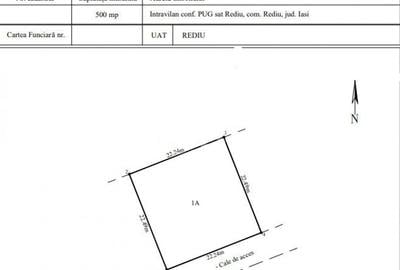 Teren de 500 mp, în Popas Păcurari