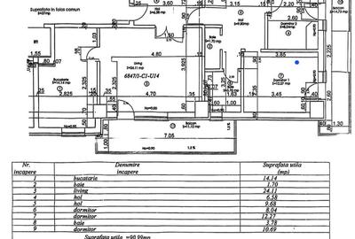 Central-Podul de Fier, ap 4 camere 117 mp, et 4/6, mobilat, loc parcare subteran - 9