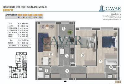 Apartament cu 3 camere decomandat în Berceni - 7
