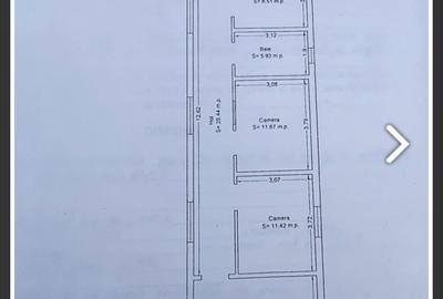 Casă individuală cu 3 camere cu Canalizare în Central - 17