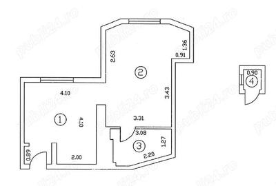 Apartament cu 2 camere decomandat în Dacia - 2