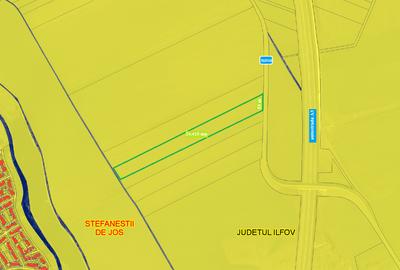 Teren vânzare – 24.415 mp, Ștefăneștii de Jos – Zona locuinte - 2