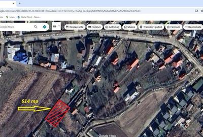 Teren de 614 mp, în Bradu