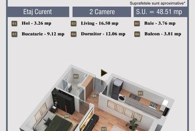 Apartament - Decomandat - Militari Residence - 5